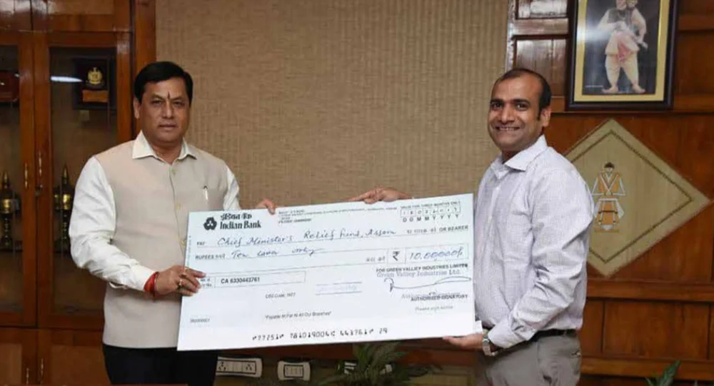 Flood Relief Donation in CM Fund